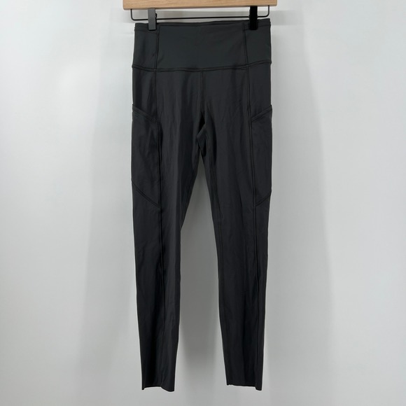 Lululemon Women 6 Fast Free 7/8 Tight II‎ Non-Reflective Nulux 25" Gray NWOT - Picture 1 of 7